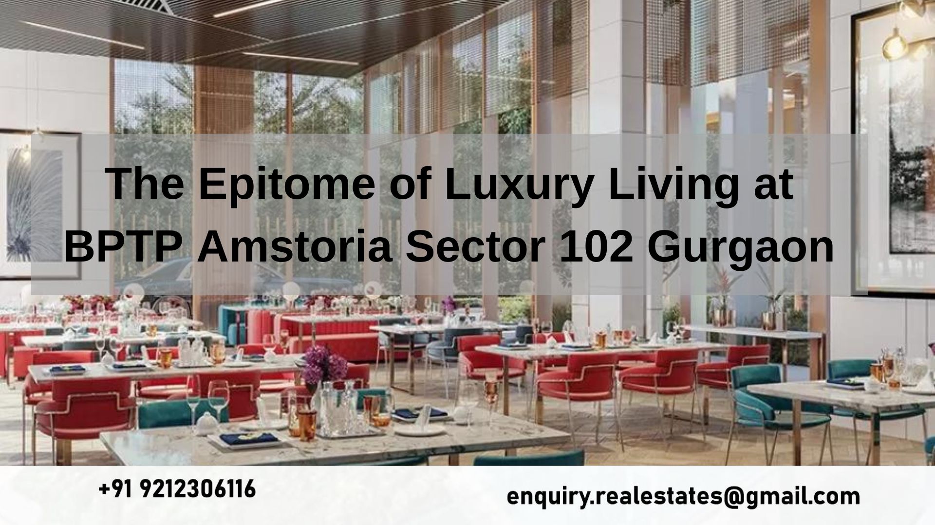 The Epitome of Luxury Living at BPTP Amstoria Sector 102 Gurgaon